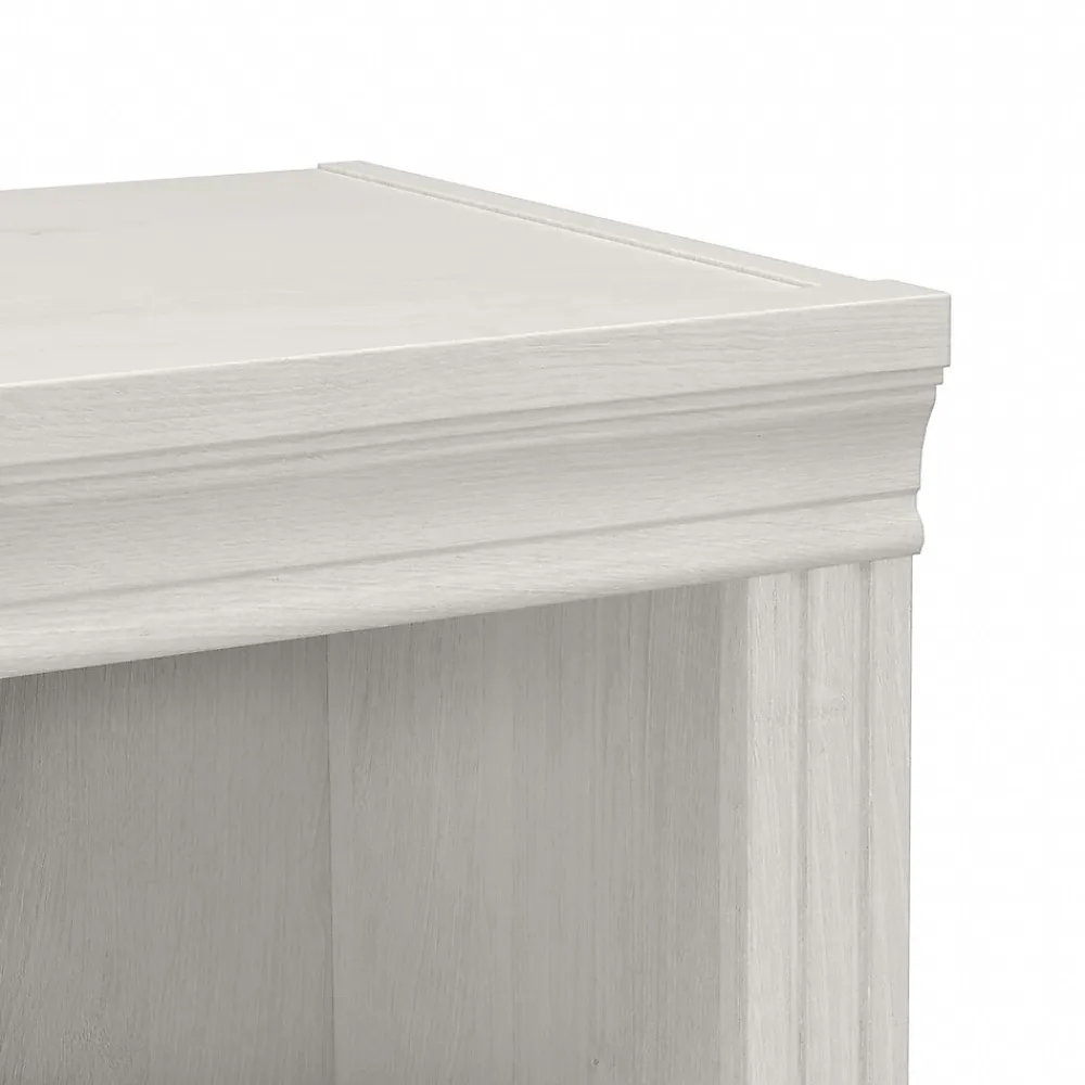 Bookcases*Bush Furniture Saratoga 72"H 5-Shelf Bookcase with Adjustable Shelves, Linen White Oak Laminate (W1645C-03)