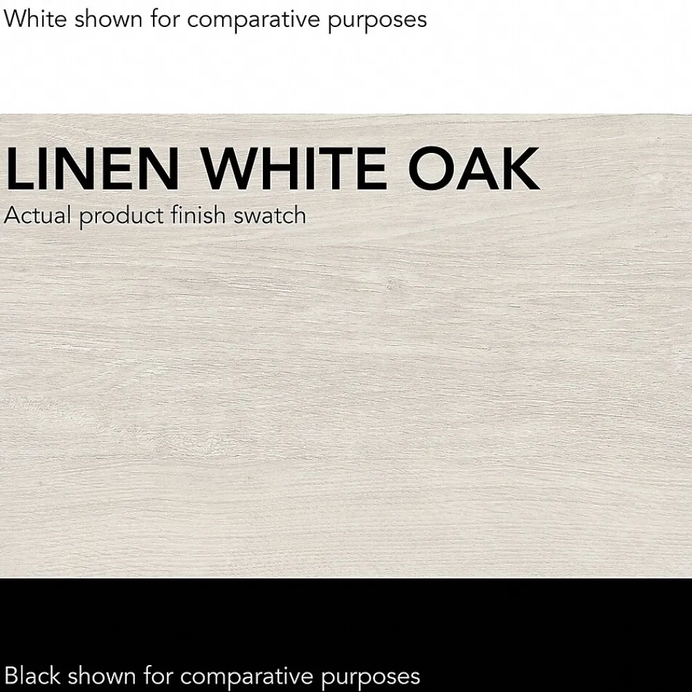 Bookcases*Bush Furniture Saratoga 72"H 5-Shelf Bookcase with Adjustable Shelves, Linen White Oak Laminate (W1645C-03)