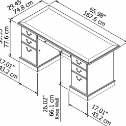 Corner Desks*Bush Furniture Saratoga 66