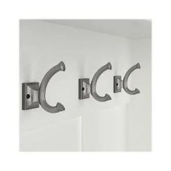 Storage Cabinets*Bush Furniture Woodland Entryway Storage Set with Hall Trees and Shoe Bench with Drawers, White Ash (WDL012WAS)