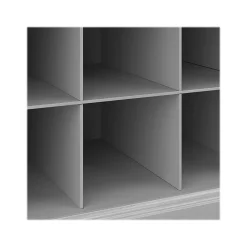 Storage Cabinets*Bush Furniture Woodland 24W Hall Tree and Small Shoe Bench with Shelves, Cape Cod Gray (WDL008CG)