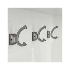 Storage Cabinets*Bush Furniture Woodland 24W Hall Tree and Small Shoe Bench with Shelves, White Ash (WDL008WAS)