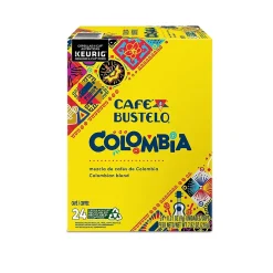 Cafe Bustelo 100% Colombian Coffee Keurig® K-Cup® Pods, Medium Roast, 24/Box (6107)