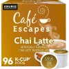 Cafe Escapes Chai Latte Coffee Keurig® K-Cup® Pods, Light Roast, 96/Carton (5000330074CT)