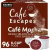 Cafe Escapes Mocha Coffee Keurig® K-Cup® Pods, 96/Carton (68037)