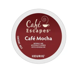 Cafe Escapes Mocha Coffee Keurig® K-Cup® Pods, 96/Carton (68037)