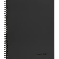 Notebooks|Cambridge Legal 1-Subject Professional Notebooks, 6.5" x 9.5", Legal Ruled, 80 Sheets, Gray (06672)