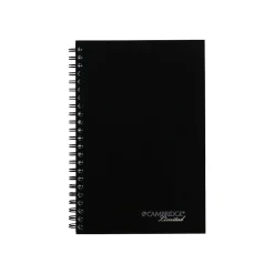 Subject Notebooks|Cambridge 1-Subject Notebooks, 5" x 8", Wide Ruled, 80 Sheets, Black (06074)