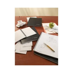 Subject Notebooks|Cambridge 1-Subject Notebooks, 5" x 8", Wide Ruled, 80 Sheets, Black (06074)