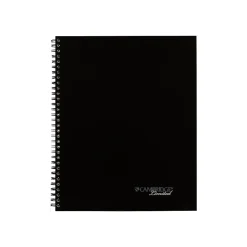 Notebooks|Cambridge 1-Subject Professional Notebooks, 8.5" x 11", Wide Ruled, 80 Sheets, Black (06066)