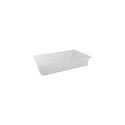 Cambro 4" Deep Full Size Clear Food Pan, 20 7/8" L x 12 3/4" W (79214)
