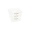 Cambro 6 Qt. CamSquare® Food Storage Container, 8 3/8" L x 8 3/8" W x 7 1/4" H, Clear (6SFSCW135)