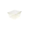 Cambro 1/2 Size 6" Deep H-Pan™ Food Pan, 12 3/4" L x 10 7/16" W, Amber (26HP150)