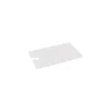 Cambro 1/4 Size Camwear® Notched Cover, 1 1/6" H x 6 1/3" W x 10 2/5" D, Clear (40CWCHN135)