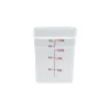 Cambro CamSquare White Food Storage Container, 8 qt. (78498)