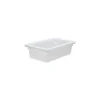Cambro 12186P148, 3 gal White Polyethylene Food Box, White