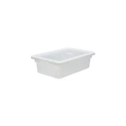 Cambro 12186P148, 3 gal White Polyethylene Food Box, White