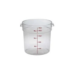 Cambro RFSCW18, 18 qt Polycarbonate Food Storage Container - Camwear Round
