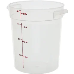 Cambro RFS4PP190, 4 qt Polypropylene Round Food Storage Container