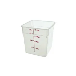 Cambro 8SFSPP190, 8 qt Polypropylene Food Storage Container - CamSquare