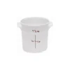 Cambro White Food Storage Container, 1 qt. (75125)