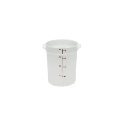 Cambro White Food Storage Container, 4 qt. (75128)