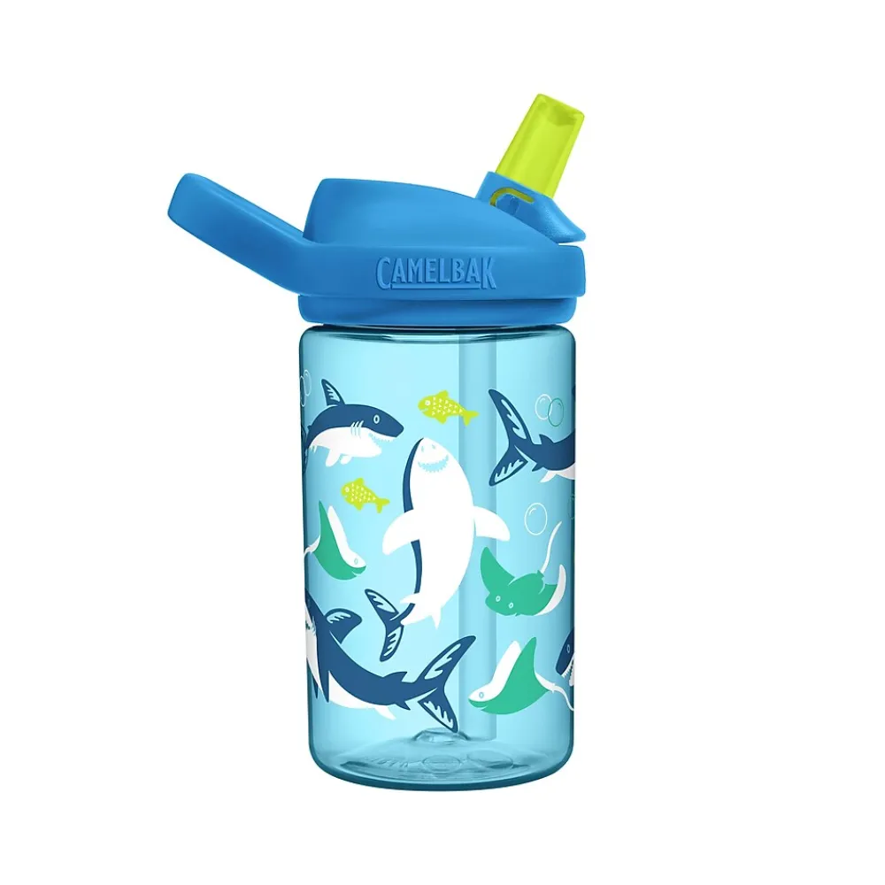 CamelBak Eddy + Kids Water Bottle, Sharks And Rays, 14 Oz. (2472402041)