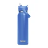 CamelBak Thrive FlipStraw Stainless Steel Vacuum Insulated Water Bottle, 32 oz., Sky Blue (2855406001)