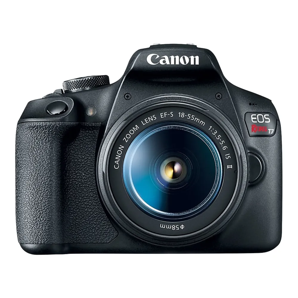 Canon EOS Rebel T7 24.1 Megapixels Digital Camera, 3X Optical Zoom, Black (2727C002)