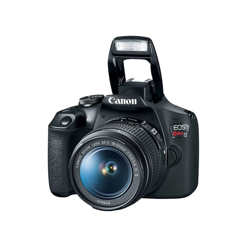 Canon EOS Rebel T7 24.1 Megapixels Digital Camera, 3X Optical Zoom, Black (2727C002)