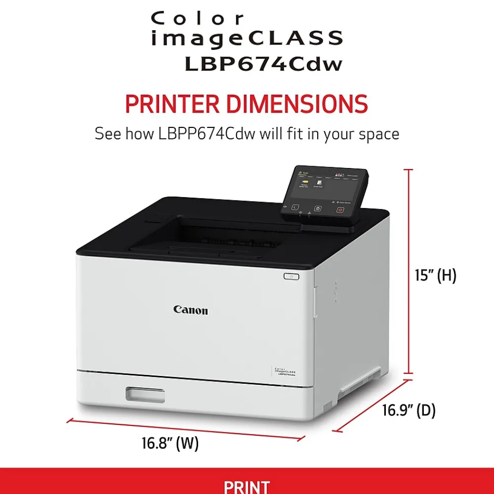 Canon imageCLASS LBP674Cdw Wireless Color Laser Printer (5456C006)