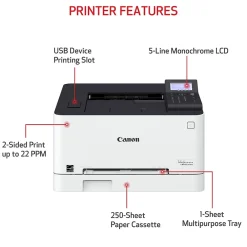 Canon imageCLASS LBP632Cdw Wireless Color Laser Printer, Single-Function, Print (LBP632CDW)