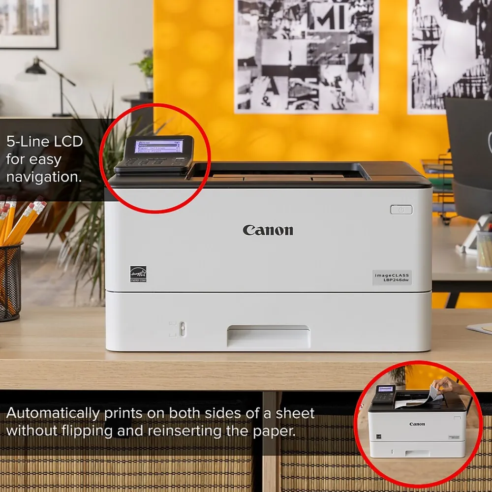 Canon imageCLASS LBP246dw Laser Printer, Single-Function, Print (5952C005)