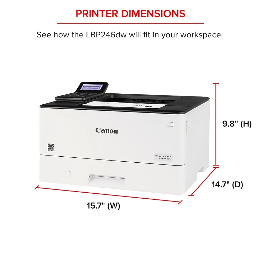 Canon imageCLASS LBP246dw Laser Printer, Single-Function, Print (5952C005)