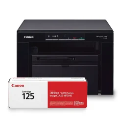 Canon imageCLASS MF3010 VP Black & White Laser Printer, All-In-One, Print, Scan, Copy (5252B037)
