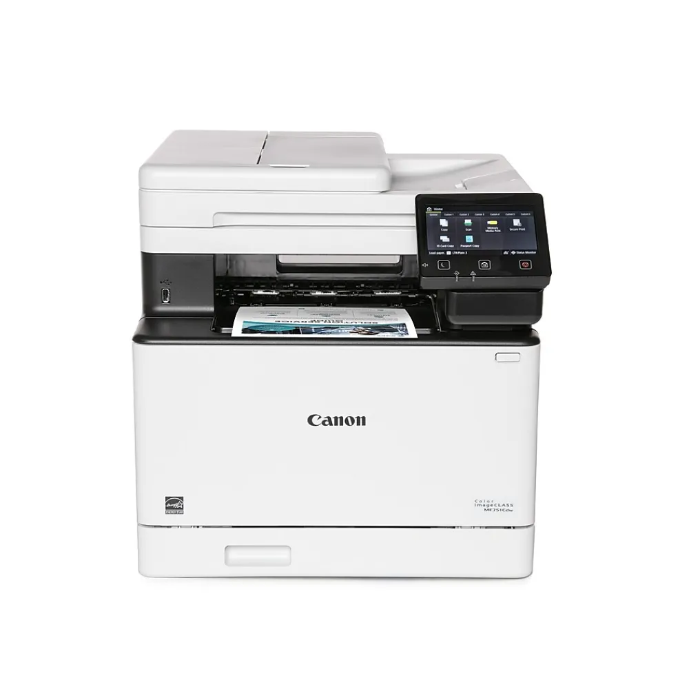 Canon imageCLASS MF751Cdw Wireless Color Laser Printer, All-In-One, Print, Scan, Copy (MF751CDW)
