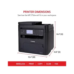 Canon imageCLASS MF275dw Wireless Black & White All-in-One Laser Printer (5621C004)