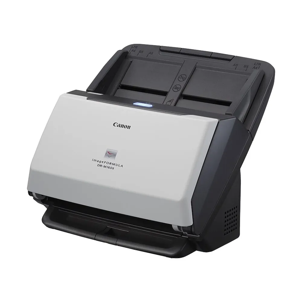 Canon imageFORMULA DR-M160II Office Document Scanner, Black/White