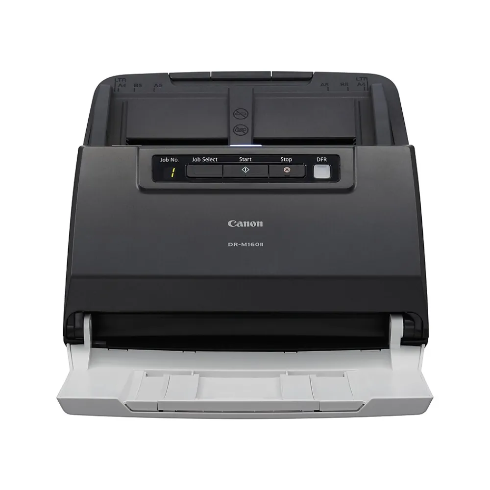 Canon imageFORMULA DR-M160II Office Document Scanner, Black/White
