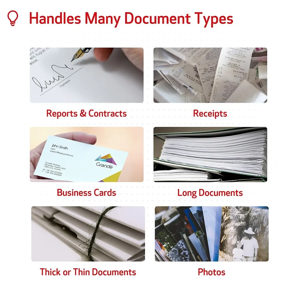 Canon imageFORMULA R40 USB Duplex Document Scanner, White (4229C001)