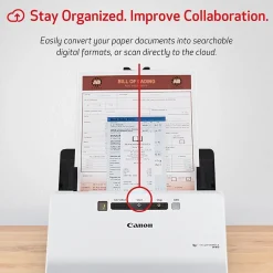 Canon imageFORMULA R40 USB Duplex Document Scanner, White (4229C001)