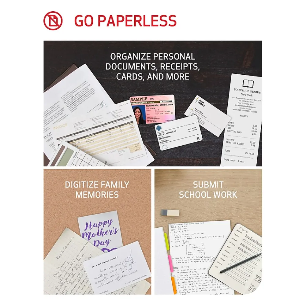 Canon imageFORMULA R10 USB Duplex Portable Document Scanner, White (4861C001)