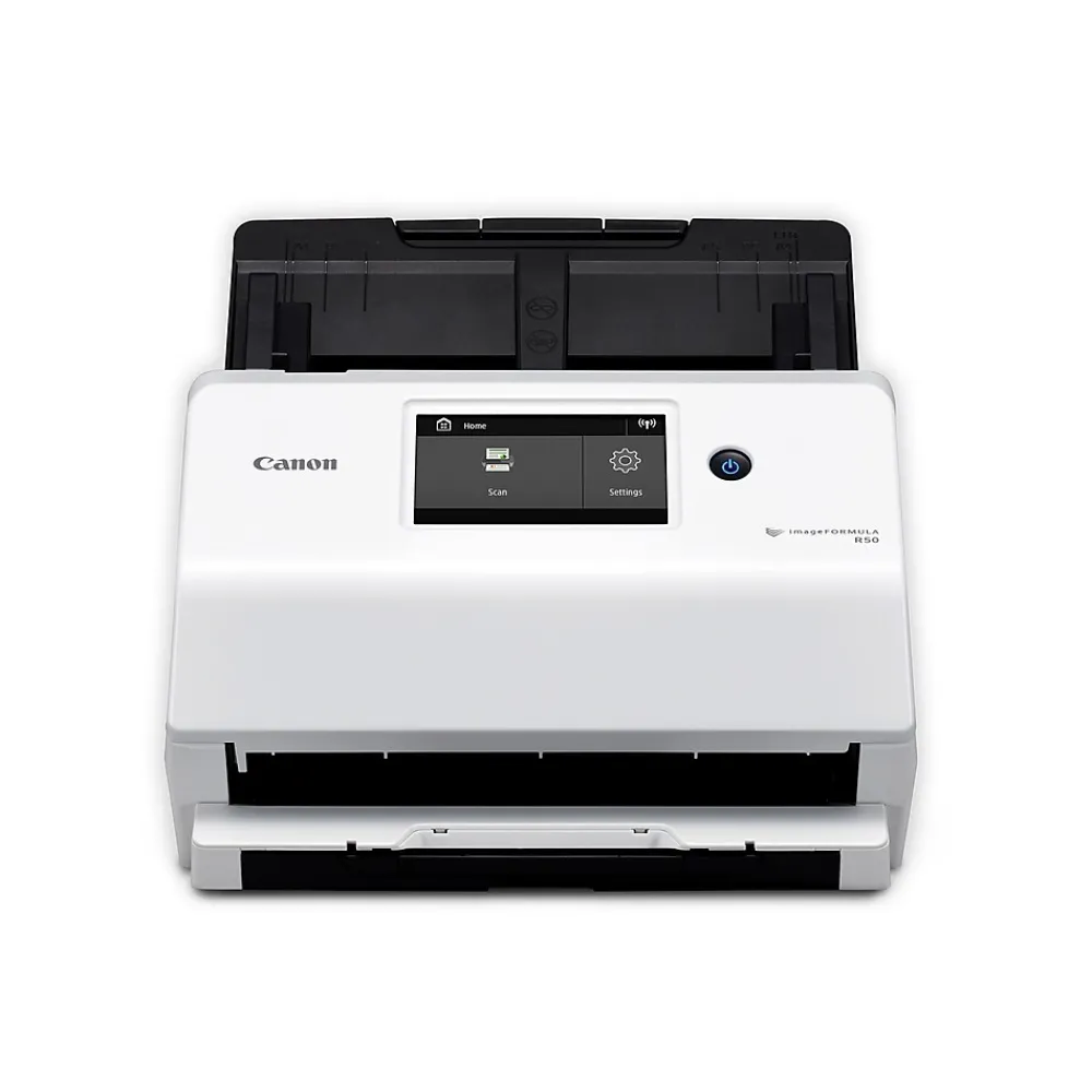 Canon imageFORMULA R50 USB Document Scanner, White (4823C001)