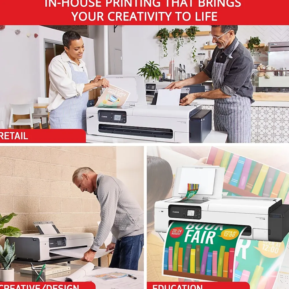 Canon imagePROGRAF TC-20M Wireless Wide Format Color All-In-One Inkjet Printer (5816C002)