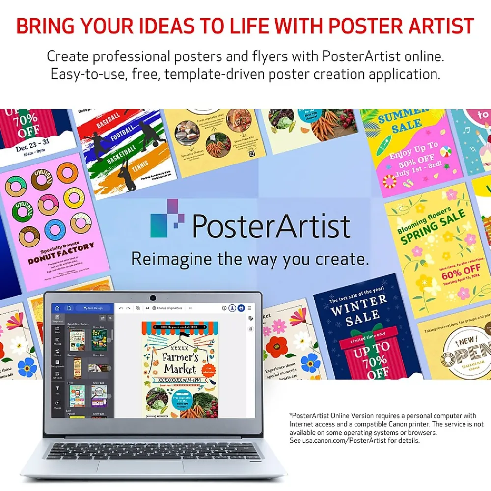 Canon imagePROGRAF TC-20M Wireless Wide Format Color All-In-One Inkjet Printer (5816C002)