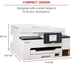 Canon MAXIFY GX2020 Wireless Color Inkjet Printer, All-In-One, Print, Scan, Copy, Fax (GX2020)