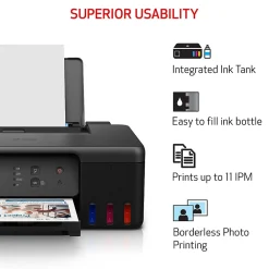 Canon PIXMA G1230 Color Inkjet Printer, Single-Function Supertank, Print (PIXMA G1230)