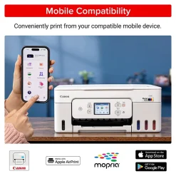 Canon PIXMA G3290 Wireless Color Inkjet Printer, All-In-One Supertank, Print, Scan, Copy (6706C002)