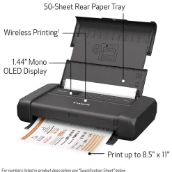 Canon PIXMA TR150 Wireless Color Inkjet Printer, Single-Function, Print (TR150)