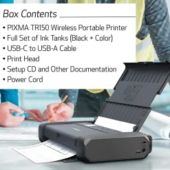Canon PIXMA TR150 Wireless Color Inkjet Printer, Single-Function, Print (TR150)